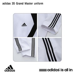 Adidas New 3S Grand Master Uniform/Taekwondo Dobok/ITF style/HAPKIDO Uniform