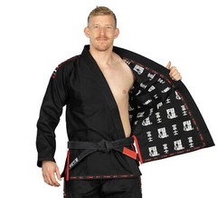 Fuji Sports Kassen 3.0 Mens IBJJF Brazilian Jiu Jitsu Gi JiuJitsu BJJ – Black