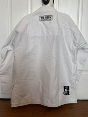 Fuji BJJ Jiujitsu gi size A3 white with belt brand new