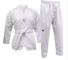 Adidas Taekwondo Uniform WT Approved Student Suit Kids Dobok Childrens 130cm