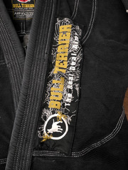 Bull Terrier Jiu jitsu BJJ Kimono, Size A1S. Fits like A0. Vintage RARE! w/ rash