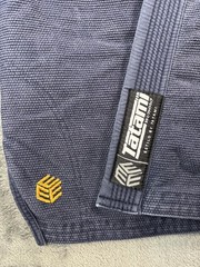 Tatami Estilo Jiu Jitsu Gi Jacket A0 Blue Premium 100% Cotton BJJ Uniform Top