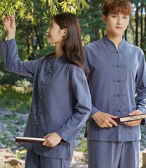 Chinese KungFu Tang fu Unisex Tai Chi Uniforms Clothing YOGA Fitness Zen Clothes