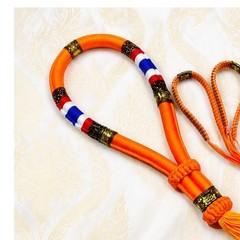Mongkol Headband Prajiat Boxing Color Handmade Orange Premium Armbands Muay Thai