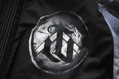 War Tribe SPARTAN LIVE FREE Jiu-Jitsu Set Jacket & Pants Black A1 martial arts