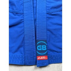 Gracie Barra Equipe GB Edition Jiu-Jitsu Gi Kimono Jacket Blue Youth Y4 Sports