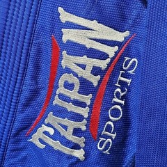 Taipan Sports Kids Blue Jiu-Jitsu Gi Robe Jacket NWOT 5-6 Years