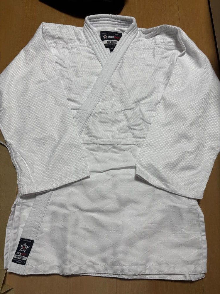 NGSH Judo Gi Set, Size 4, With White Belt,
