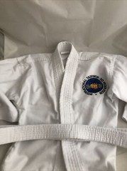 Cazzotto White Taekwondo Gi Kids S-m Size 000 (120)