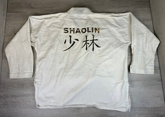 Vintage Shaolin Gi Tiger Claw Kung Fu Martial Arts Monk Wu Tang Mens L-XL Adjust