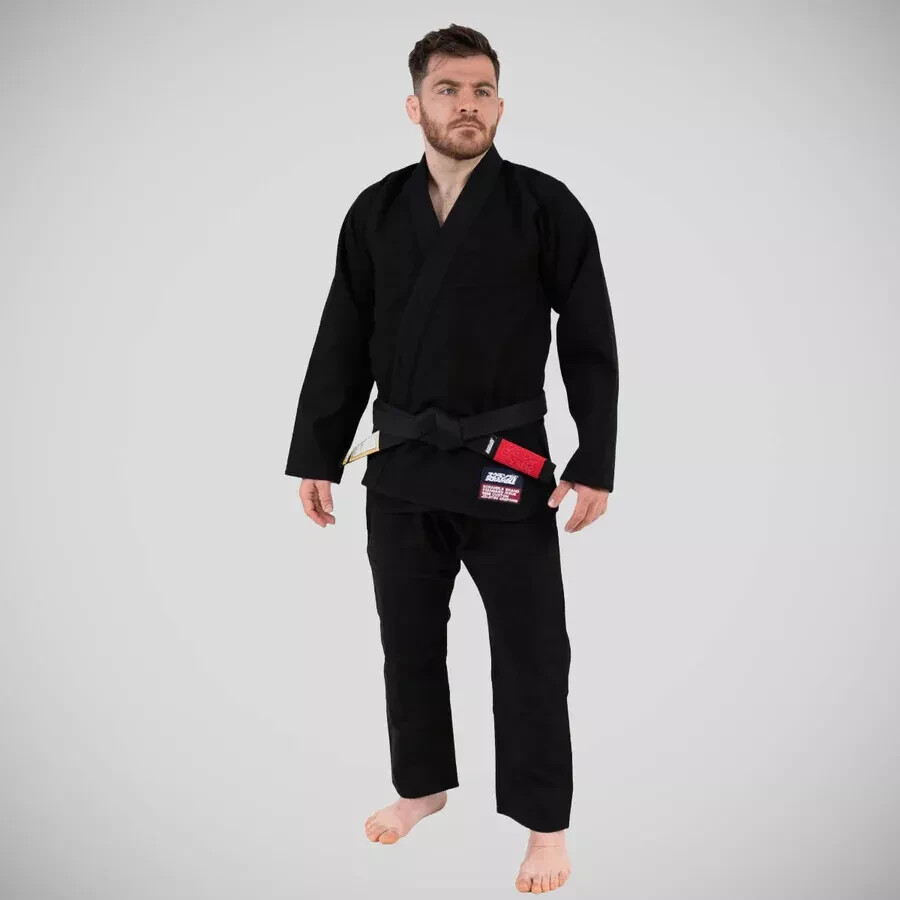 Black Scramble Standard BJJ GI Top Quality 350450 GSM Kimono In All Sizes