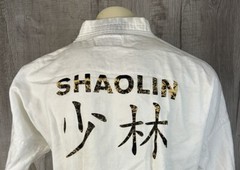 Vintage Shaolin Gi Tiger Claw Kung Fu Martial Arts Monk Wu Tang Mens L-XL Adjust