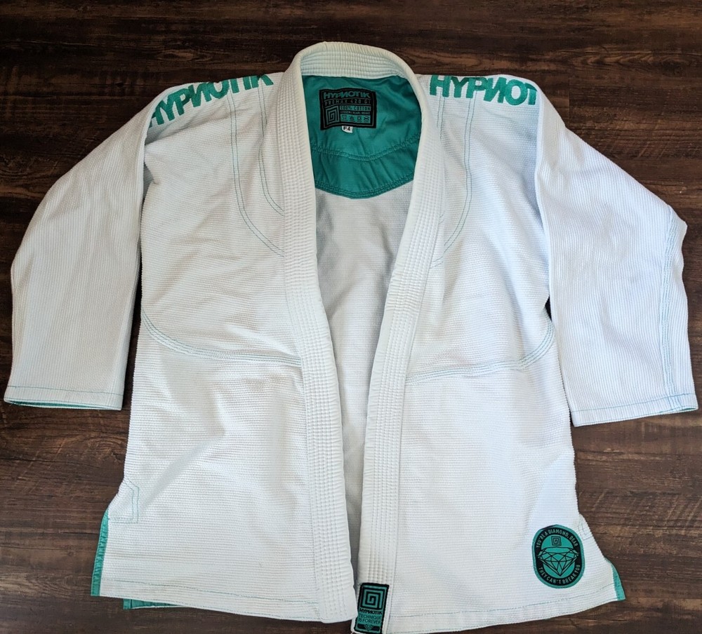 Hypnotik Pro Max 420 GI Jacket Size F4 MMA Top Base Series White Jiu Jitsu