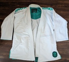 Hypnotik Pro Max 420 GI Jacket Size F4 MMA Top Base Series White Jiu Jitsu