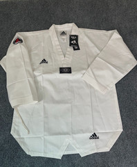 Adidas Taekwondo Master Uniform Men’s. White Martial Arts Fight Size 4 (180 cm)