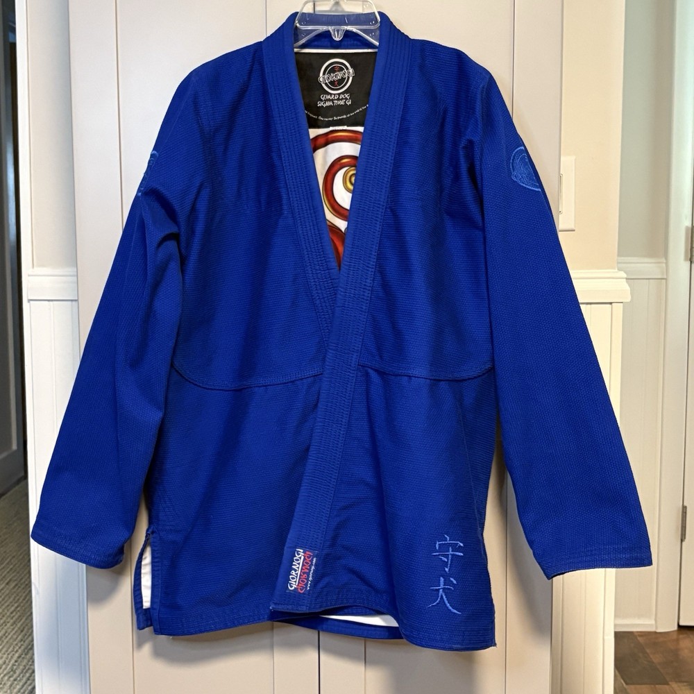 Giornogi Brazilian Competition Signature GI Guard Dog Blue Heavyweight GRAPHICS