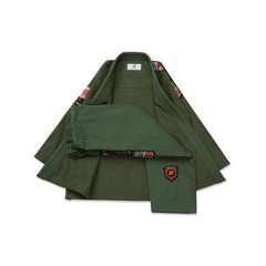 Ap New 450gsm A2 BJJ Albino and Preto Fundamenta Olive Green „With Bags”