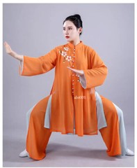 Women Soft Silk Satin Tai Chi Suit Kung Fu Wushu Martial Uniform Jacket Pants