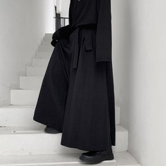 Men Hakama Harajuku Kimono Samurai Pants Men Casual Wide Pants Men Chinese Style
