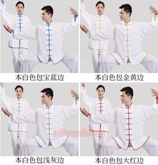 Chinese Kung Fu Tai Chi Suit Cotton Shirt+Pants Wushu Uniform Martial art Sets