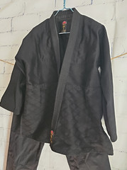 ProForce Gladiator 2-piece Karate Uniform GI #3 (5’6″/150lbs) Black 100% Cotton