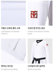 MOOTO EXTERA PRO-2 Kyorugi Uniform WT Taekwondo Olympic Fighter Pro Dobok TKD