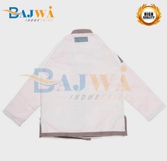 Albino & Preto Batch 7 Grey Skies BJJ Gi Premium White Jiu Jitsu Kimono 450 GSM
