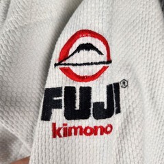 Fuji Kimono Jacket BJJ Gi Top White Martial Arts Jiu Jitsu Uniform Mens Size A2