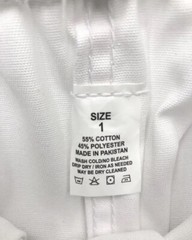 Unisex Youth’s 3pc Tiger Claw Gi All White Belt MartialArt JiuJitsu Size 1 100lb