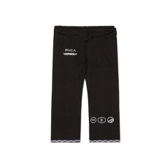 Black RVCA X SHOYOROLL BRAZILIAN JIU JITSU GI UNIFORM 450 gsm Roots with bag
