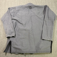 Sanabul Jiu Jitsu Gi Adult Aize A2 Gray Brazilian BJJ Kimono No Belt Heavy