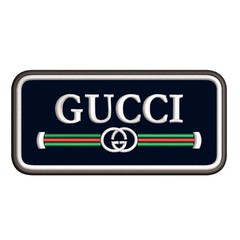Vintage Embroidered Gucci Patches Iron-On Sew-On Applique Crafts for Clothes