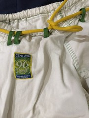 CENTURY 96 Especial Signature Series Jiu-Jitsu Gi White Green A1