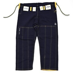 J Flex War Tribe Elevate Collection Womens Jiu Jitsu Pants Blue Icon Uniform EUC
