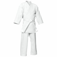Karate Uniform PBS Pro Boxing Supplies Medium Weight White Apparel Size 5 /190