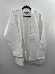 Century Karate Student Uniform Gi Adult XL 6 White Open Front Drawstring Waist