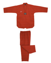 PROSPECS V-Neck Taekwondo Uniform Red Sports Training Dobok Jacket Pants NWT