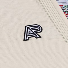 Albino and Preto Convergence unbleached BJJ Gi: Lightweight unbleached Brazilian