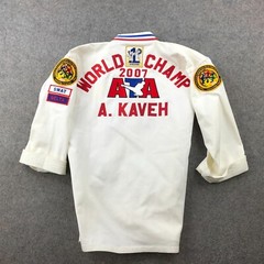 Vintage Taekwondo Gi Set Size 2 White ATA World Champ 2007 Dobok Uniform