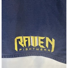 Raven Fightwear Kimono Jacket Wolf Interior Size A3 Tall Blue