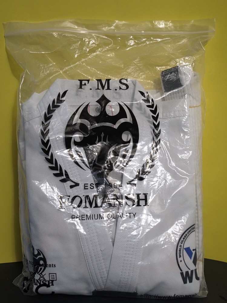 Taekwondo Martial Arts Gi Pants/Top/Belt Uniform Tiger World Class Kids Size 3