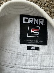 Combat Corner CRNR Jiu Jitsu Cotton GI Size A4, White