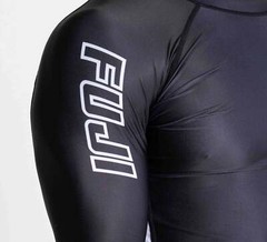 Fuji Mat Rat Flex Lite Mens MMA BJJ Jiu Jitsu Long LongSleeve LS Rashguard Black