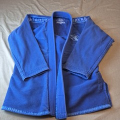 Hayabusa Keikogi Blue Jiu-Jitsu Gi A1 Martial Arts Uniform Top Only Size A1