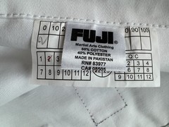 FUJI Kimono Jiu Jitsu Gi Double Weave Jacket & Pants Adult Size A3 – White