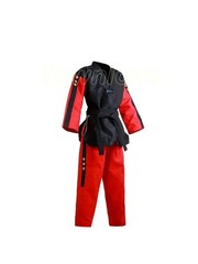 3 StarsTaekwondo Uniform Long Sleeve Kids Adult Clothes Taekwondo Martial Arts