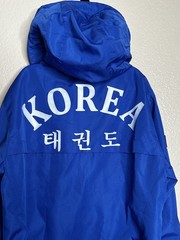MOOTO Boys / Girls Blue & WhiteJacket Martial Arts Taekwondo Korea Size 130 (00)