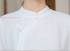 Womens Cotton Linen Kung Fu Tai Chi Uniform Martial Arts yoga Wear Summer Suit