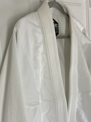 Classic Kimono (Adult Size A2) White Heavyweight Cotton/Polyester Jiu Jitsu Top