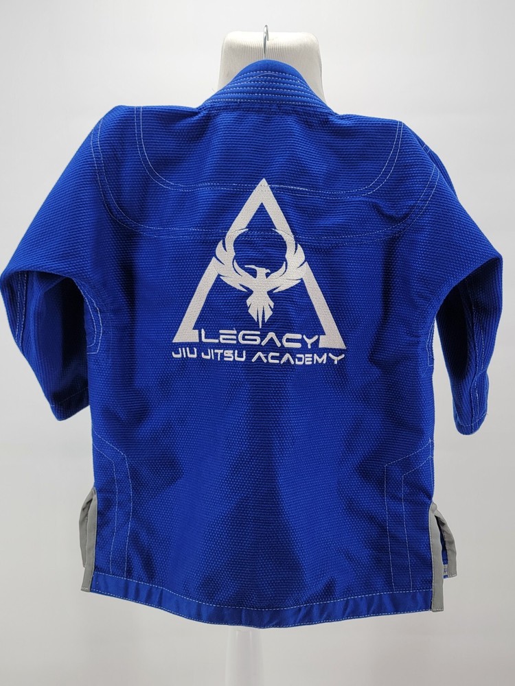 Legacy Jiu Jitsu Blue Child Youth Gi Jacket Top Size C0